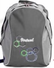 Macaroni Ateneo Student Backpack – Black and Grey, Waterproof, Dual Compartments