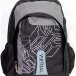 Macaroni Scolaro Student Backpack – Blue and Grey
