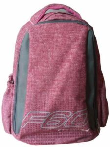 Macaroni Laureate Student Backpack – Waterproof Two-Tone Pink & Grey