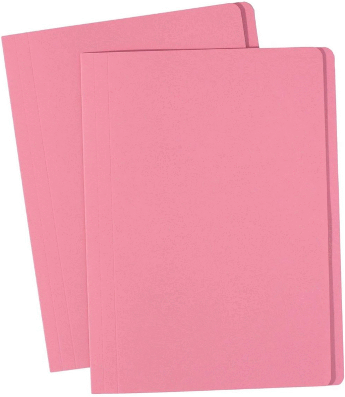 Marlin Flat Files & Folders – Pink, Pack of 100