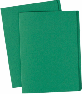 Marlin Flat Files & Folders – Green, Pack of 100