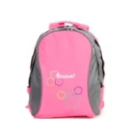 Macaroni Ateneo Student Backpack – Pink and Grey, Waterproof