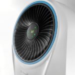 Delonghi EV250 Portable Evaporative Air Cooler – 4.5L Tank, Ionizer, Remote