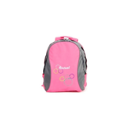 Macaroni Ateneo Student Backpack – Pink and Grey, Waterproof