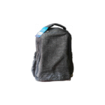 Macaroni Laureate Student Backpack – Black & Grey, Waterproof