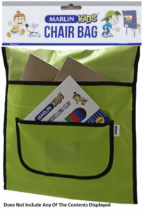 Marlin Kids Chairbag in green for school storage