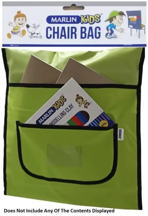 Marlin Kids Chairbag in green for school storage