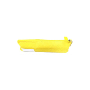 Marlin 1 Pocket Pencil Bag Yellow – single zip stationery pouch
