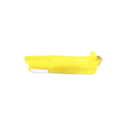 Marlin 1 Pocket Pencil Bag Yellow – single zip stationery pouch