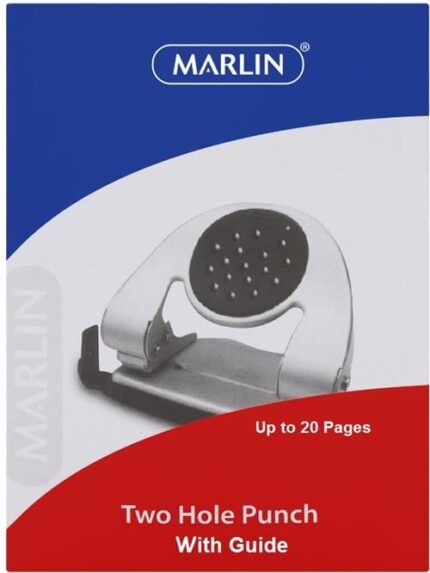 Marlin Punch With Guide – durable paper punch with alignment guide