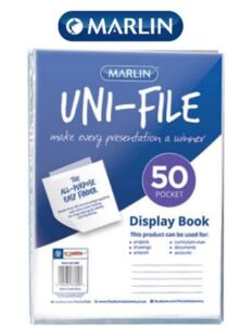 Marlin Uni-File A4 Flip File – 50 Page