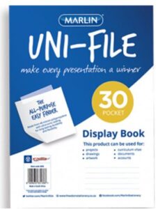 Marlin Uni-File A4 30 Page Flip File
