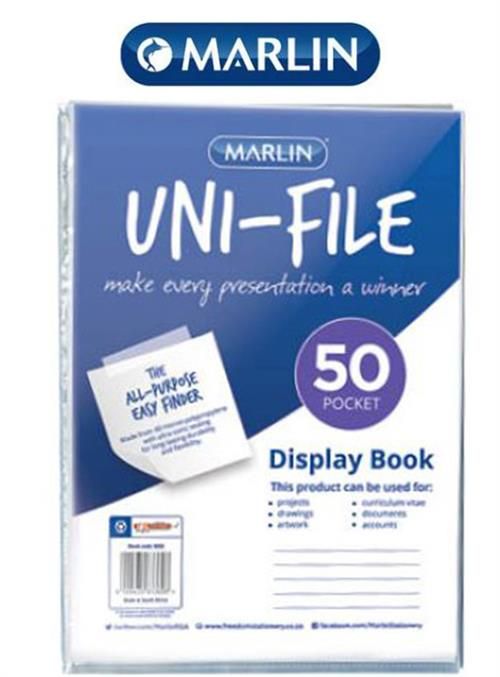 Marlin Uni-File A4 Flip File – 50 Page