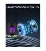 Omega 8" Portable Bluetooth Karaoke Speaker -80W Battery-Powered for Loadshedding & Parties (OP-82507) - Image 2