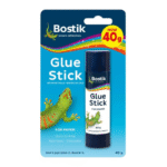 Bostik Adhesive Glue Stick 40g – Safe, Mess-Free Glue for School and Crafts