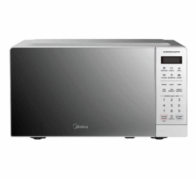 Midea 20L Digital Inverter Microwave Oven Silver EM20SILVER-MIRROR