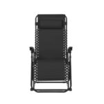 Seagull Garden Relax Chair with Pillow – black