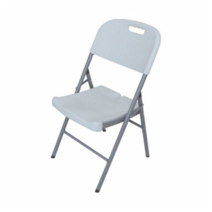 Totai Life Foldable Plastic Chair – White