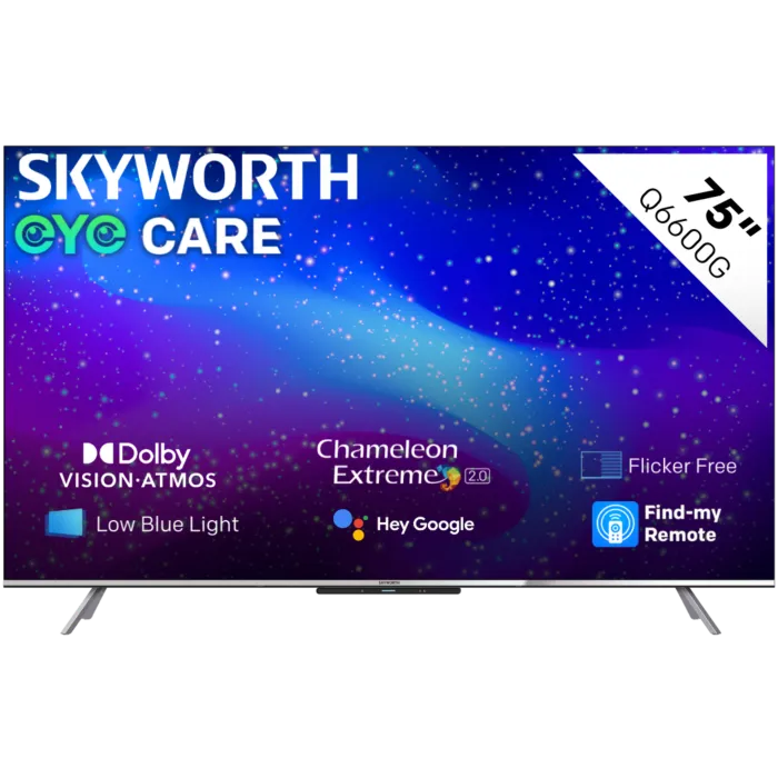Skyworth Mini LED 4K Google Smart TV front view