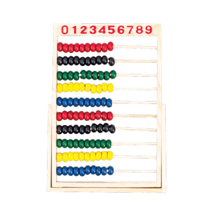 Marlin Kids Wooden Frame Abacus with 100 colorful beads