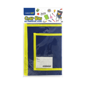 Marlin Kids Chairbag in navy blue for school storage