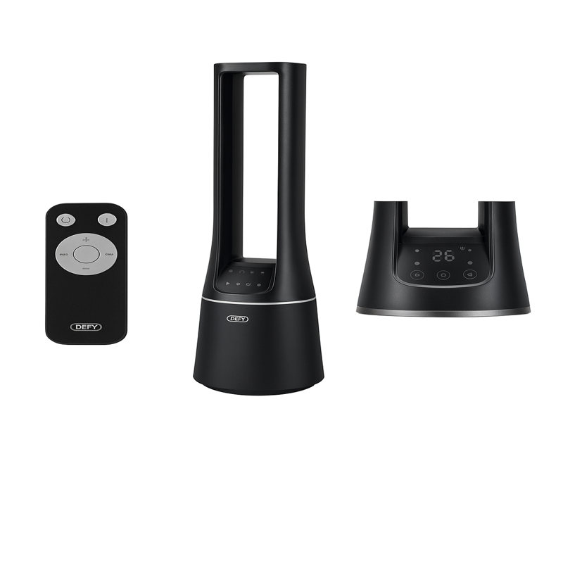 Defy Bladeless Fan & Air Purifier in Black