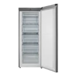 Midea 231L Upright refrigerator Stainless Steel - Image 2