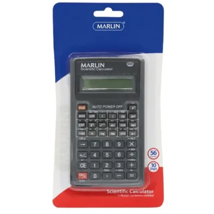 Marlin 56 Functions Scientific Calculator with 10-Digit Display