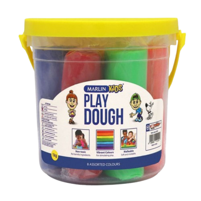Marlin Kids Play Dough 200g Bucket – colourful play dough for children