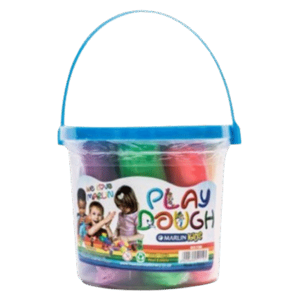 Marlin Kids Play Dough 1kg Bucket – colourful modeling dough for children