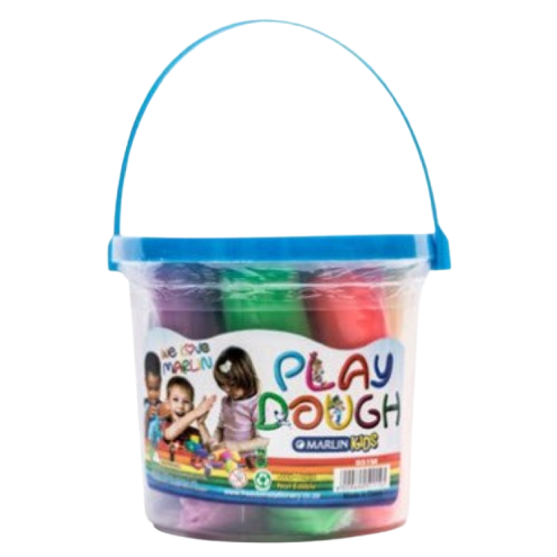 Marlin Kids Play Dough 1kg Bucket – colourful modeling dough for children