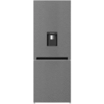 Defy 323L Satin Metallic Combi Fridge/Freezer with Water Dispenser DAC627