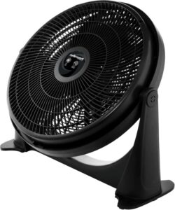 Mellerware 50cm Floor Fan Air BLACK 35980 front view