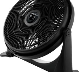 Mellerware 50cm Floor Fan Air BLACK 35980 front view