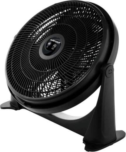 Mellerware 50cm Floor Fan Air BLACK 35980 front view