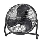 Alva Air 40cm High Velocity Floor Fan ACS203B in matte black finish