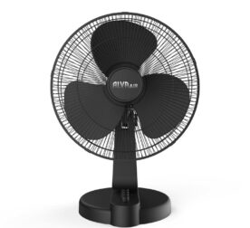 Alva Air 30cm Plastic Desk Fan ACS205B in black
