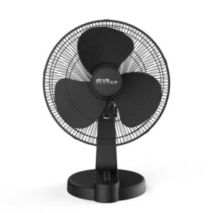 Alva Air 30cm Plastic Desk Fan ACS205B in black