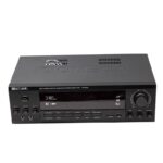 Omega AV-97222 Amplifier front panel with USB and Bluetooth inputs