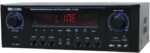 Omega AV-97223 Amplifier front panel with Bluetooth and USB inputs