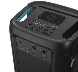 Hisense HP100 Party Rock Speaker with LED lights and wireless charging pad