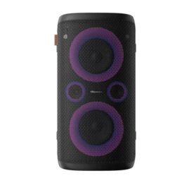 Hisense HP100 Party Rock Speaker with LED lights and wireless charging pad