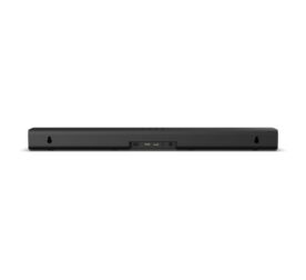 Hisense HS-1000 Soundbar front view with remote and wall-mount brackets