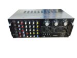 Omega AV-97223 Amplifier front panel with Bluetooth and USB inputs