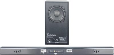 Omega SAV-101X Sound Bar with wired subwoofer and remote