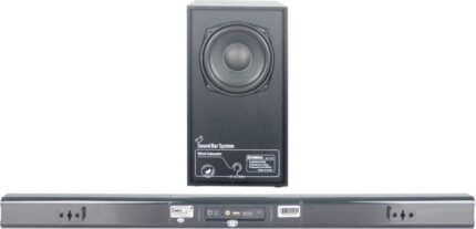 Omega SAV-101X Sound Bar with wired subwoofer and remote