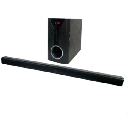Omega SAV-101Y Soundbar with wired subwoofer and remote control