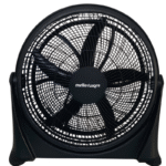 Mellerware 50cm Floor Fan Air BLACK 35980 front view
