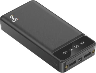 Belj 30000mAh Powerbank – LED Torch, LCD Display, Dual USB Output