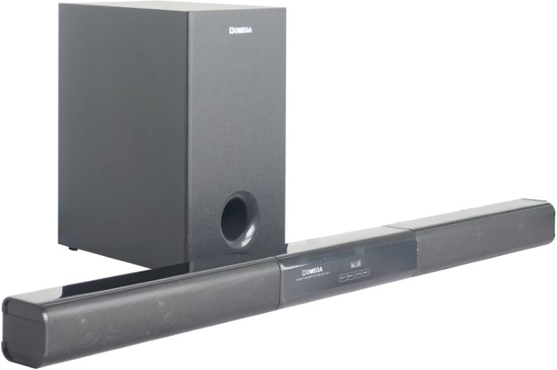 Omega SAV-101X Sound Bar with wired subwoofer and remote